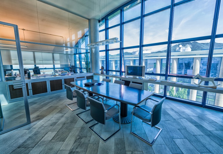 Empty meeting room in a modern office.